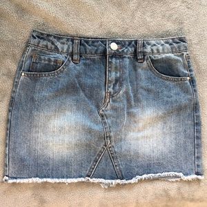 Refuge, 2, denim skirt, NWOT